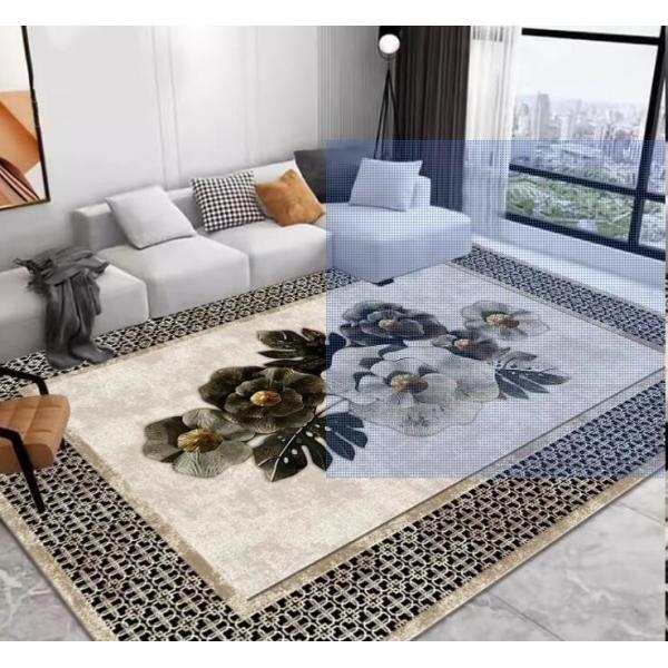 Quality European Retro Customized Living Room Floor Carpets Polyester Bedroom Area Rugs for sale