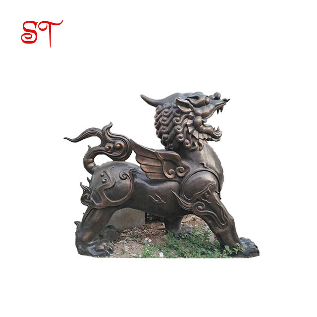 China Bronze Lion sculpture statue Custom Garden metal sculpture, Sculpture en fer,  Classical art sculpture factory
