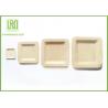 China Non - Flavor Wood  Appetizer Plates , Eco Friendly Rice Husk Fiber Dinner Plates factory