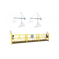 China Light weight safety ZLP630 painting steel construction gondola for painting factory