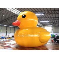 China Outdoor Inflatable Yellow Duck 4m Water Toys For Advertising PVC Tarpaulin factory