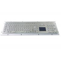 China Waterproof IP65 103 Keys Panel Mount Metal Keyboard With Numeric Keypad factory