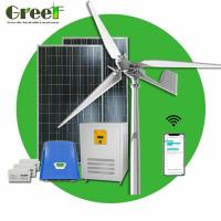 China 5KW wind turbine generator system with solar on-grid wind solar system factory