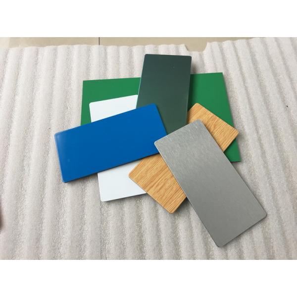 Quality Pearl Blue PVDF Aluminum Composite Panel Heat Insulation For Wall Cladding for sale