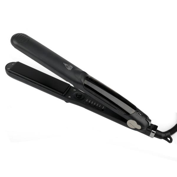 Quality High Temperature Vapor Steam Ceramic Hair Straightener And Curler 2 In 1 40W for sale