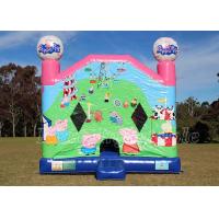 China Outdoor Commercial PVC Inflatable Bouncer House Peppa Pig Jumping Bouncy Castle Combo factory