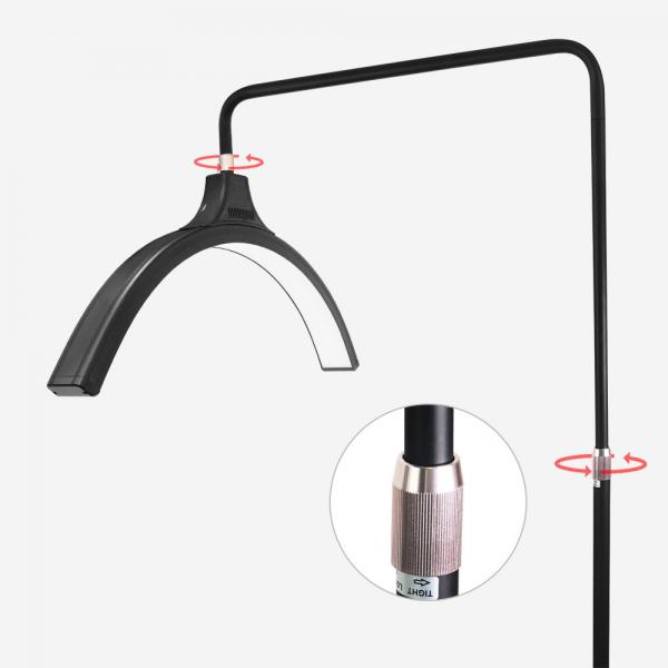 Quality Salon Fill Cct Mode Moon Lash Lamp 3200k 6500k Led Makeup Lighting Ac Power For Photo Selfie for sale