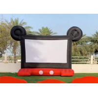 China 0.45 mm PVC Commercial Rental Outdoor Inflatable Film Screen For Family Enjoyment for sale