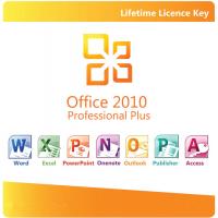 China Office 2010 Pro Plus 5 PC Genuine Product Key Software Lifetime License factory