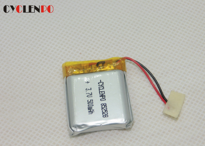 China Rechargeable 3.7 V Polymer Lithium Ion Battery , High Voltage Lithium Polymer Batteries 500mah factory