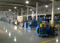China Power wire extrusion machinery With Folding W Type Cooling Channel factory