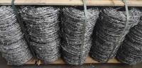 China Electro Galvanized Normal Twisted Barbed Wire Security 12# X14# For 20 KG/ROLL factory