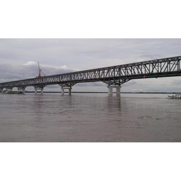 Quality High Strength Simple Steel Truss Structure Bridge with Concrete Deck for sale