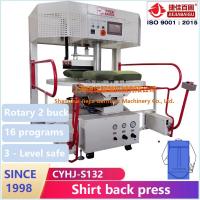 China Shirt pressing machine for body back rotary shift and vertical press CYHJ-S132 shirt ironing machine factory