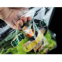 Quality SGS Fresh Vegetable Plastic Packaging Bags CPP Reclosed Resealable Plastic Bags for sale