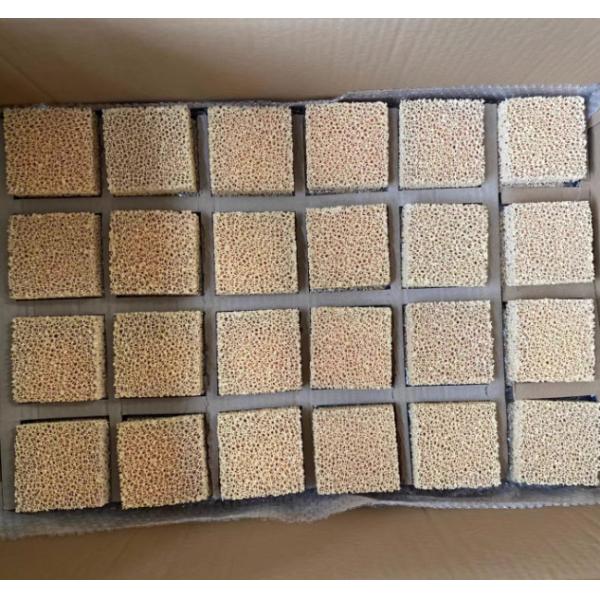 Quality Porous Zirconia Ceramic Foam Filter Air Cleaning High Temperature And Chemical Corrosion Resistance Water Protection for sale