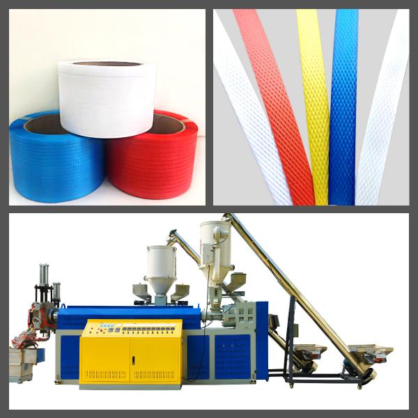 Quality 80KW PP Strap Making Machine Polypropylene Strapping Roll Manufacturing for sale