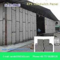 China Light weight precast concrete wall panels eps board 2440*610*75mm factory