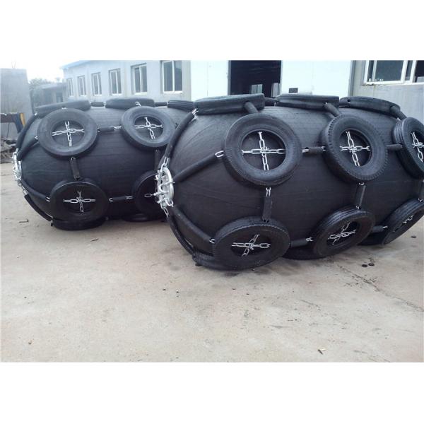 Quality Galvanized Chain / Tyre Marine Rubber Fender High Energy Absorption CCS for sale