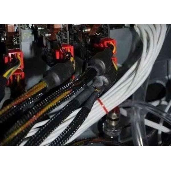 Quality Flame Retardant Electrical Braided Sleeving For Auto Cable Cover Protection for sale