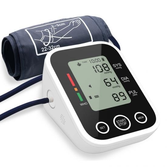 China Full Automatic BP Digital Sphygmomanometer Arm Blood Pressure Monitor for sale