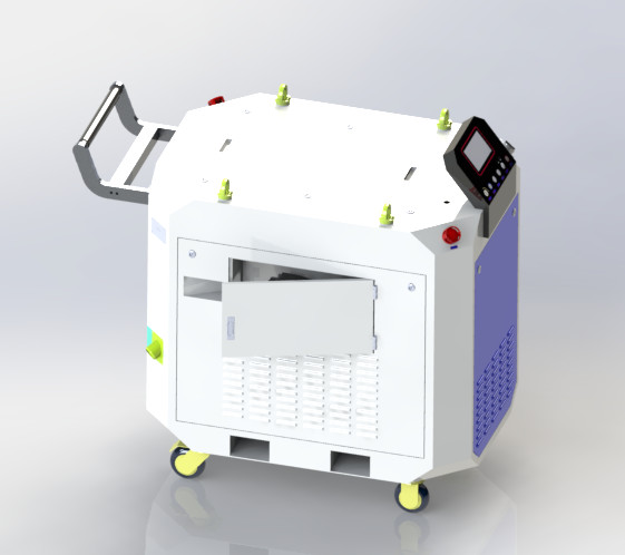 Quality Portable 60mm 1500watt Laser Cleaning Machine For Rust Removal for sale