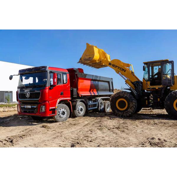 Quality 430Hp SHACMAN X5000 Heavy Dump Truck 6x4 8x4 Red Dumper Truck 380Hp 400Hp for sale