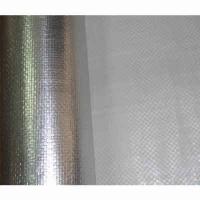 China 97% Metallized Foil Faced Radiant Barrier  For Roofing Insulation Foil Woven Fabric factory