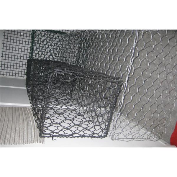 Quality 80x100 Hexagonal Gabion Box Twist Type Gabion Stone Cages for sale