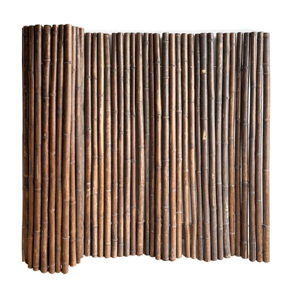 Quality Natural Bamboo Material Painted Bamboo Fence Panels Rolled Bamboo Fence Privacy Garden Border for sale