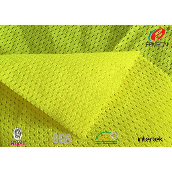 Quality Neon Colour Police Uniform Mesh Fabric Fluorescent Material Fabric for sale