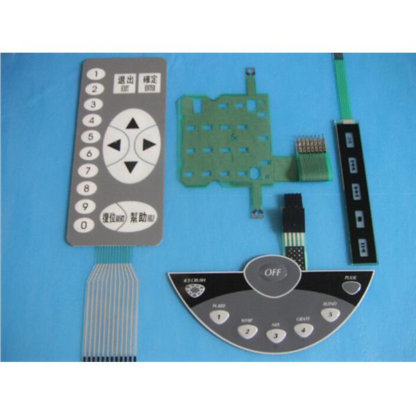 Quality 3M Adhesive Matte PC / PET Membrane Switch Embossing with Tactile Effect for sale