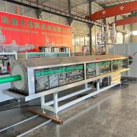 China 110-450mm Threelayers Plastic Pipe Machine Manufacturers PE Pipe Production Line factory