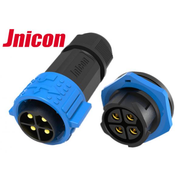 Quality Male Plug Female Socket M25 Circular Power Connectors 4 Pin 20A 500V Waterproof for sale