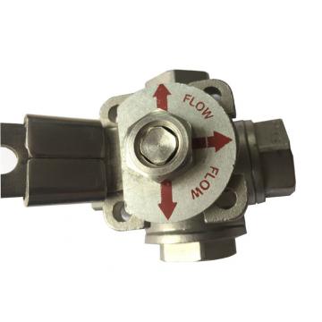 Quality CF8M Stainless Steel 3 way ball valve "T" type and "L" Type Flow Control for sale