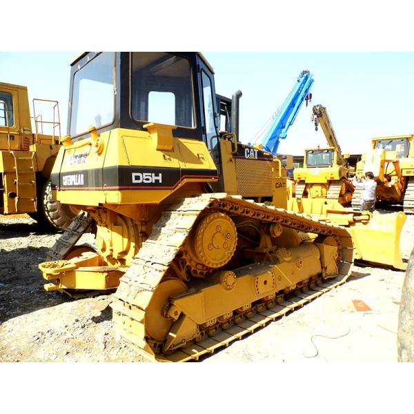 Quality CAT D5H Second Hand Bulldozers CAT 3304 Engine 6 Way Blade No Oil Leakage for sale