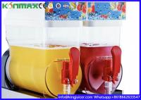 China 300W Stainless Steel Ice Slush Machine / 15L×3 Smoothie Slush Machine For Supermarket factory