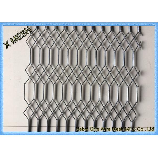 Quality 4 X 8 Hot Dipped Galvanized Expanded Metal Sheet Gothic Mesh 3.0 Mm Thickness for sale