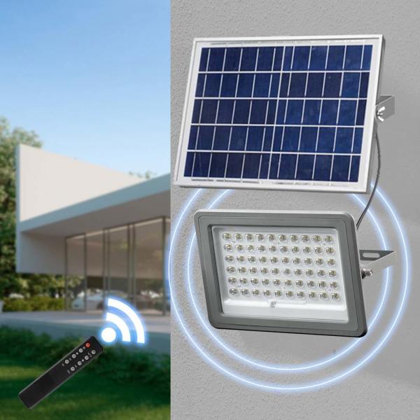 Quality Square Flood Light Solar Powered Security Lights 3000K - 6500K Color Temperature for sale
