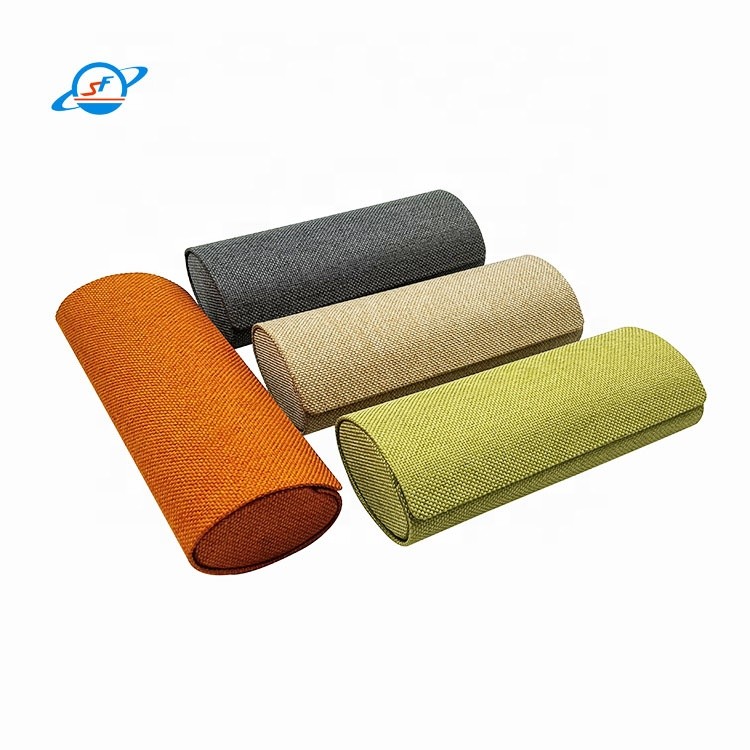 China Durable Unisex Handmade Sunglasses Case Linen Material Eco Friendly factory