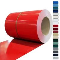 China SMP Paint PPGI Galvanized Steel Coil 600mm Surface Treatment 95HRB factory