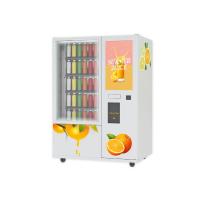 China OEM ODM Mini Mart Vending Machine Sandwich Salad Orange Apple Cranberry Fruit Fresh Juice Vending Machine With Elevator for sale