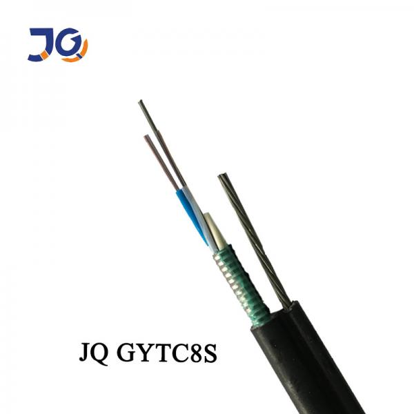 Quality 150M Span 24 Core GYTC8S Outdoor Rated Fiber Optic Cable for sale