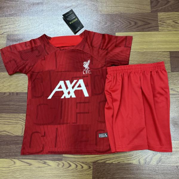 Quality Plain Red Soccer Jersey For Kids Custom Name Number Premium Fabric for sale