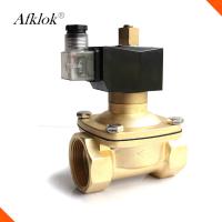China 2W-160-15B Water Filter Solenoid Valve Stainless Steel Brass Pilot Operating for sale