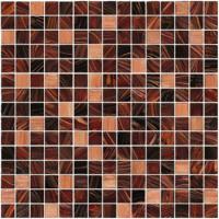China Brown series with gold line glass mosaic mix pattern living room backspalsh for sale