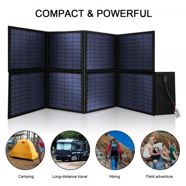 Quality Outdoor Portable Linksun 120W Mono Solar Folding Panel Bag for sale