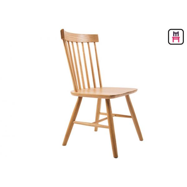 Quality Walnut Window Back Wood Restaurant Chairs Solid Wood American Windsor Chair for sale