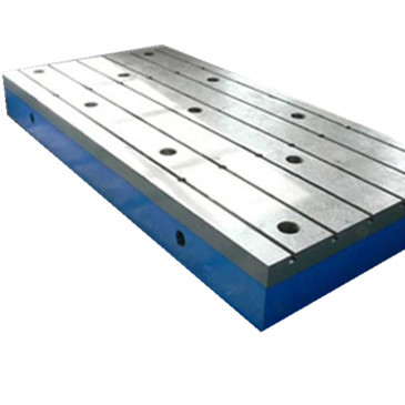 Quality High Precision Cast Iron Bed Plates With 5 x T Slot Bed And 3 Slot Vert for sale