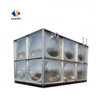 China Industrial Grade Rectangular Stainless Steel Water Tank with 30-50 Year Working Life factory